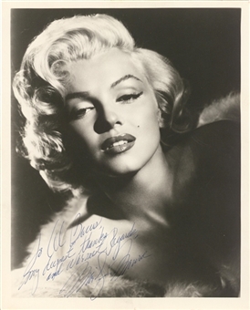 Marilyn Monroe Signed & Inscribed 1950 Original Studio 8x10 Portrait (PSA/DNA)